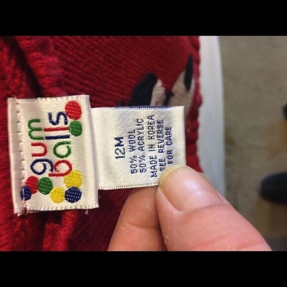 Gum Ball Snowman Sweater 12m, 1 m and 2T NWOT - Picture 3 of 3